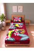Hand Painted Rayon Bedsheet Set Single Size